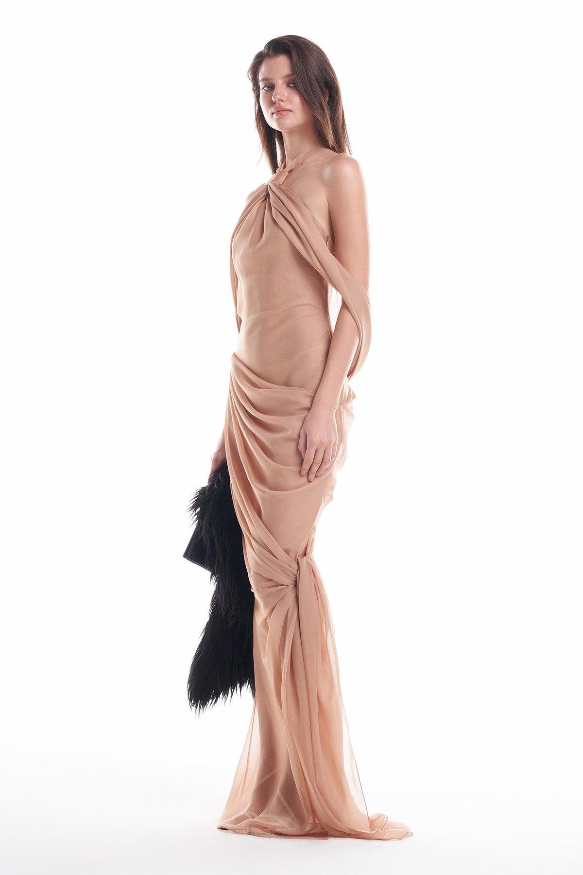 DATT AURORE CHIFFON GOWN (2COLOR) product image