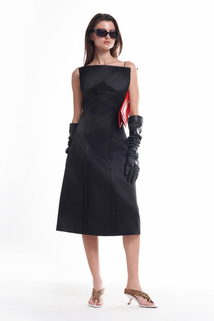 DATT FLORALE SILK MIDI DRESS(2COLOR) product image