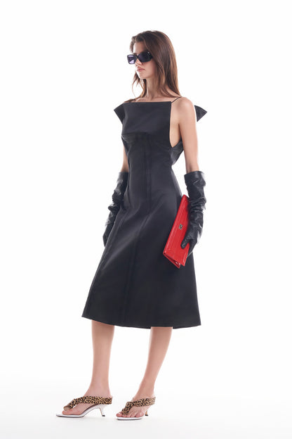 DATT FLORALE SILK MIDI DRESS(2COLOR) product image