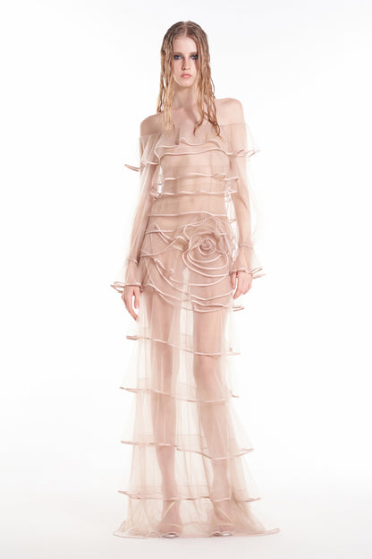DATT FLEUR TULLE GOWN product image