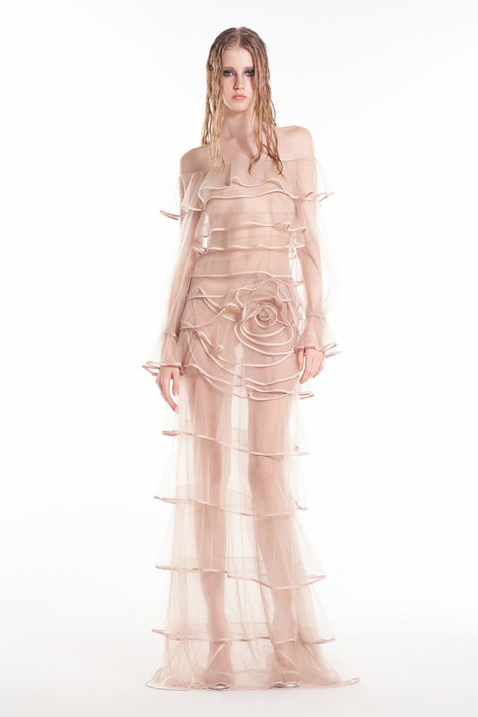 DATT FLEUR TULLE GOWN product image