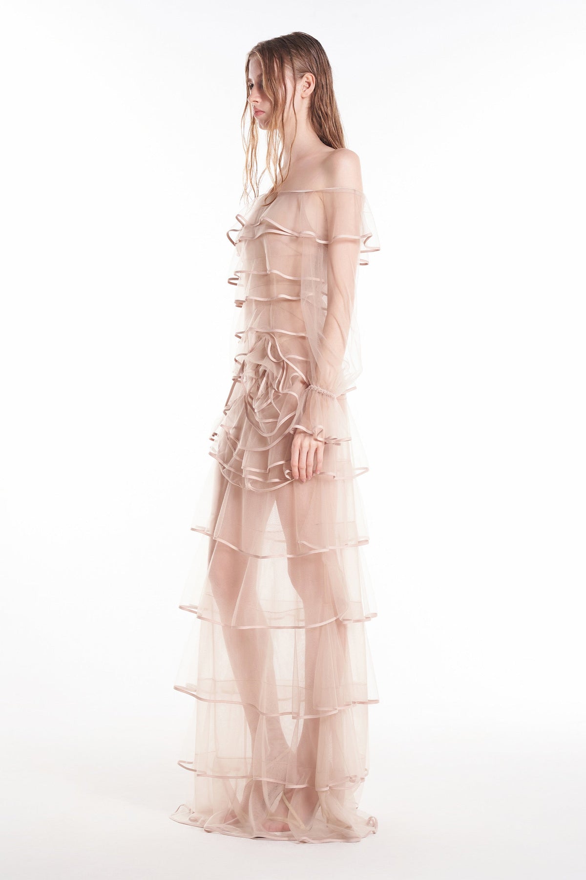 DATT FLEUR TULLE GOWN product image