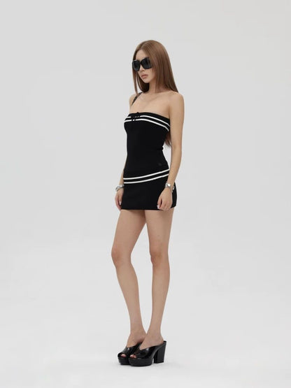 Black Bandeau Set