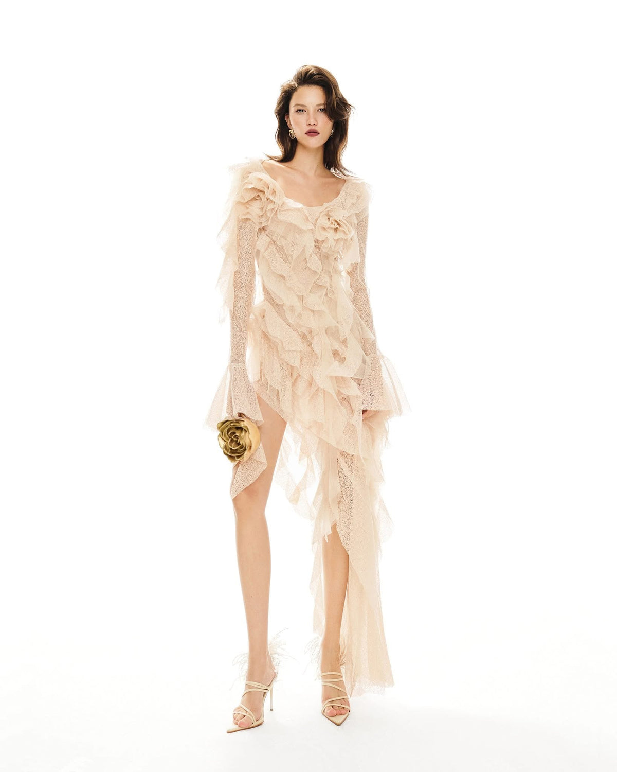 MUST HAVE Ruffled layered midi dress — Must Have