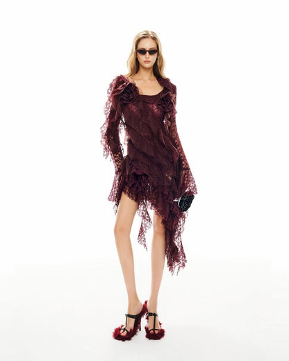 MUST HAVE Ruffled layered mini dress — Must Have