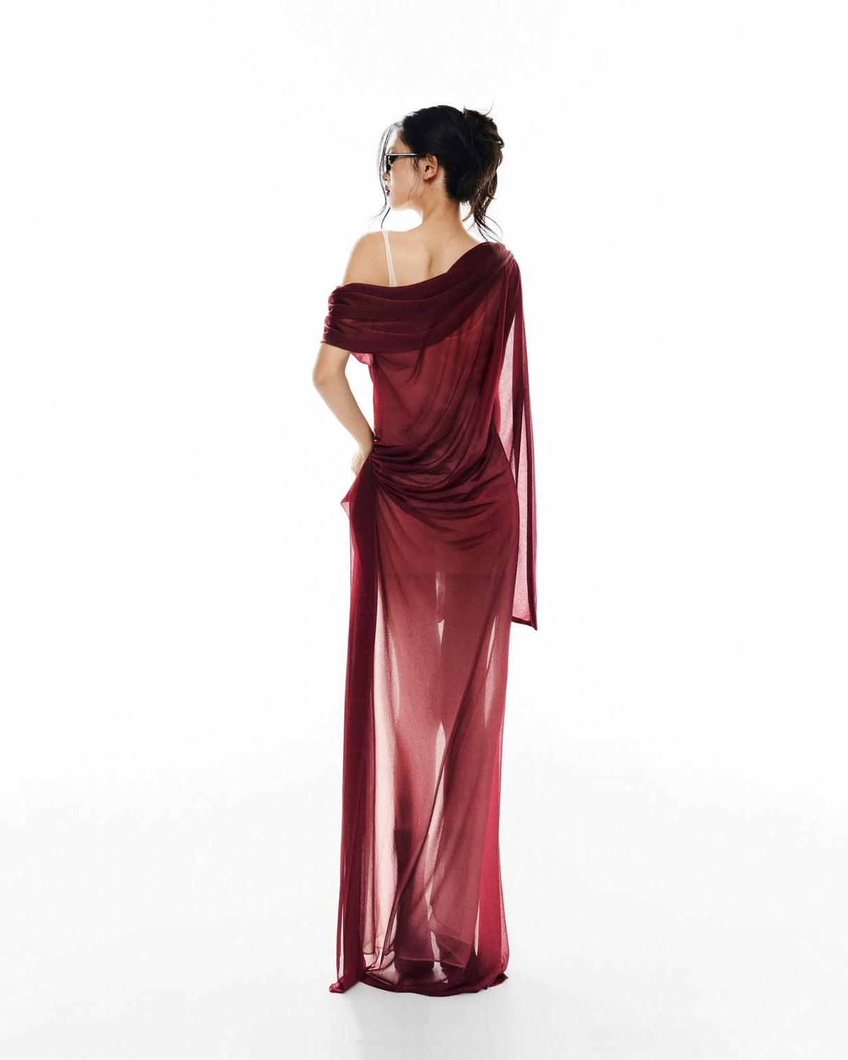 MUST HAVE Asymmetric color-block wrap dress — Must Have