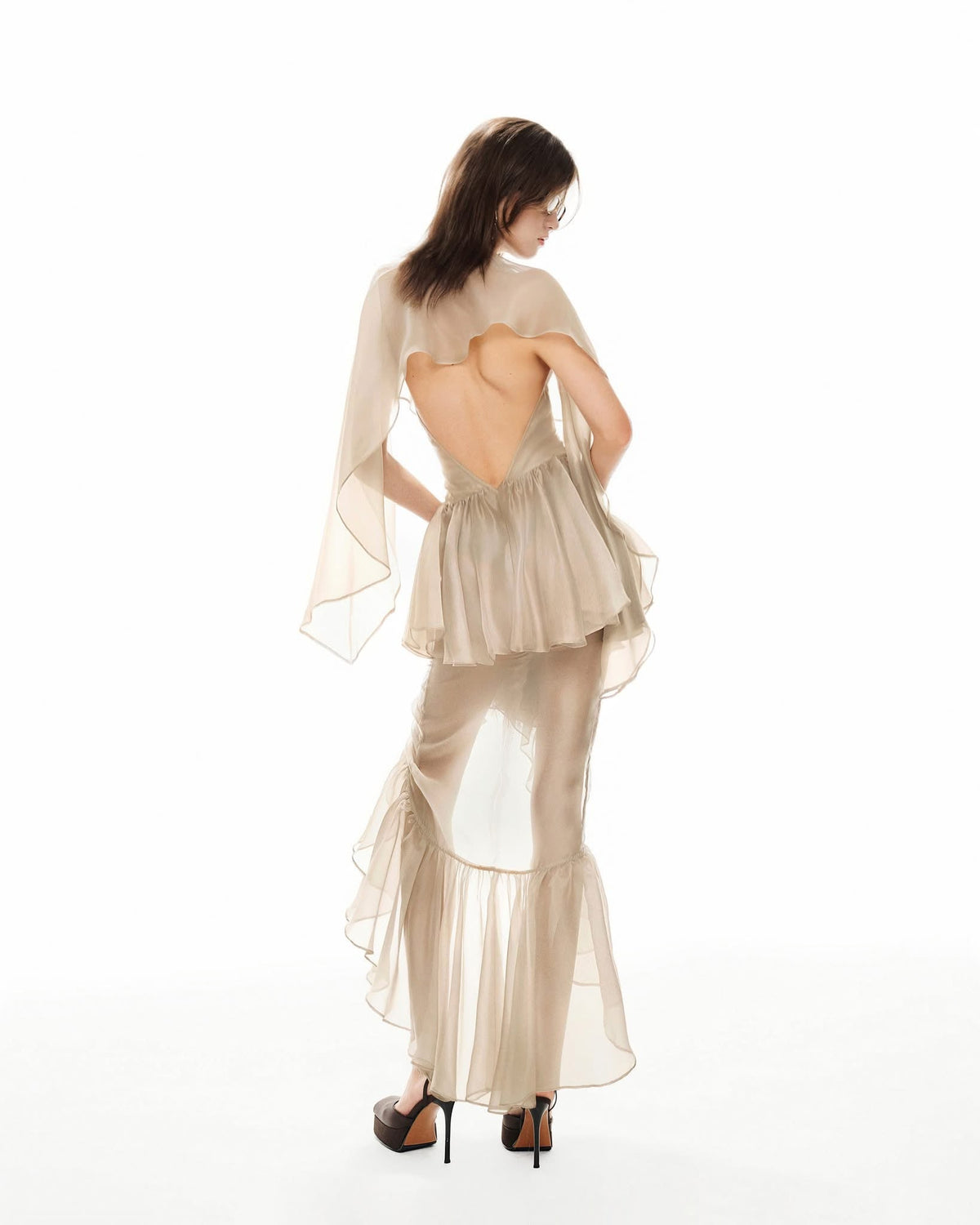 MUST HAVE Layered ruffle midi dress — Must Have