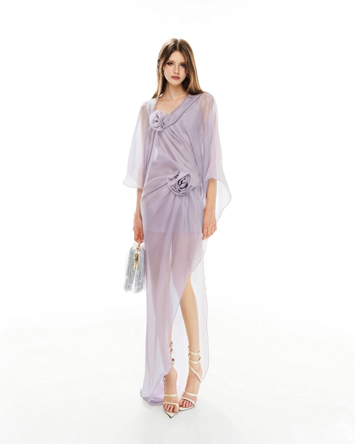 MUST HAVE Floral wrap gown-dress — Must Have