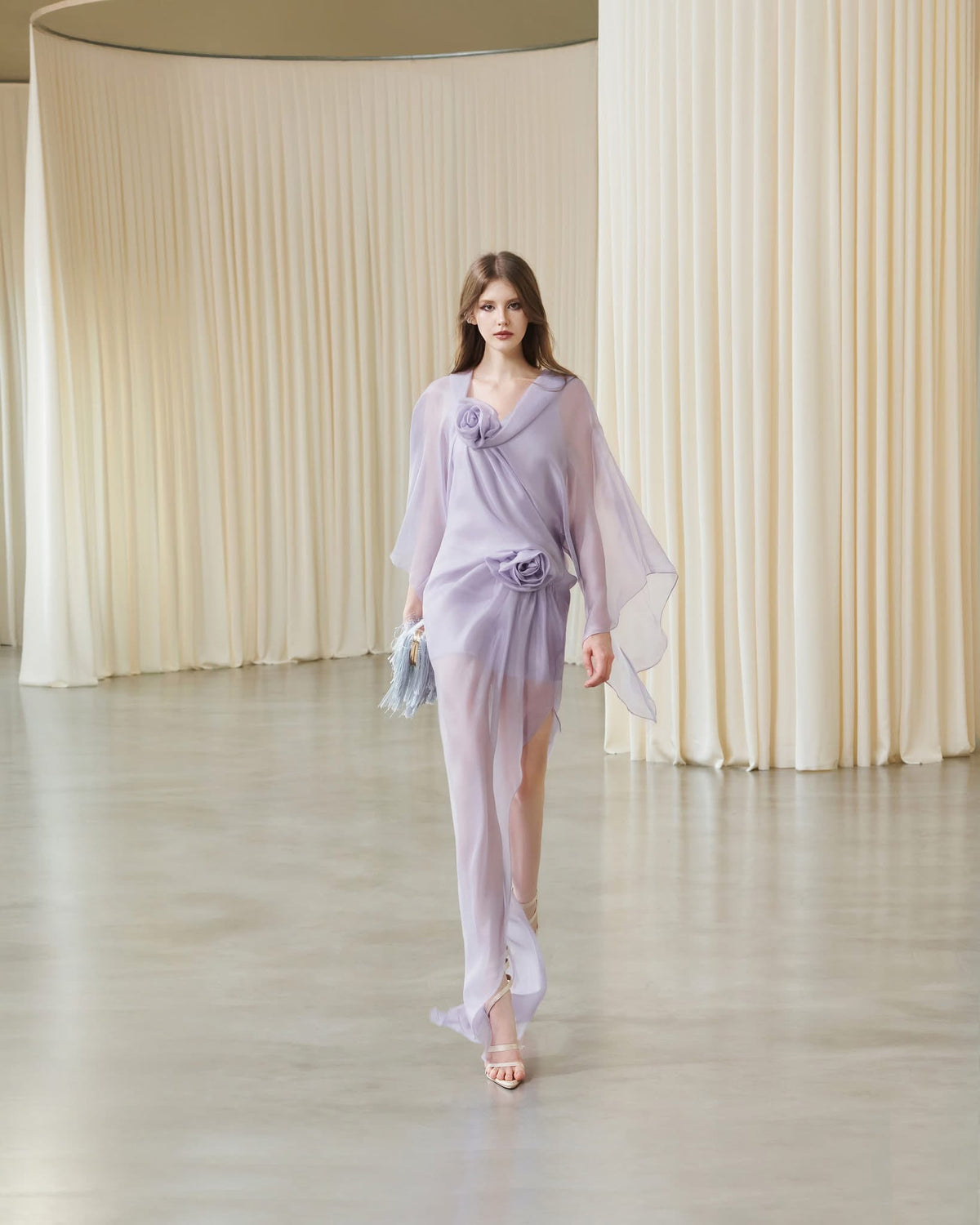 MUST HAVE Floral wrap gown-dress — Must Have