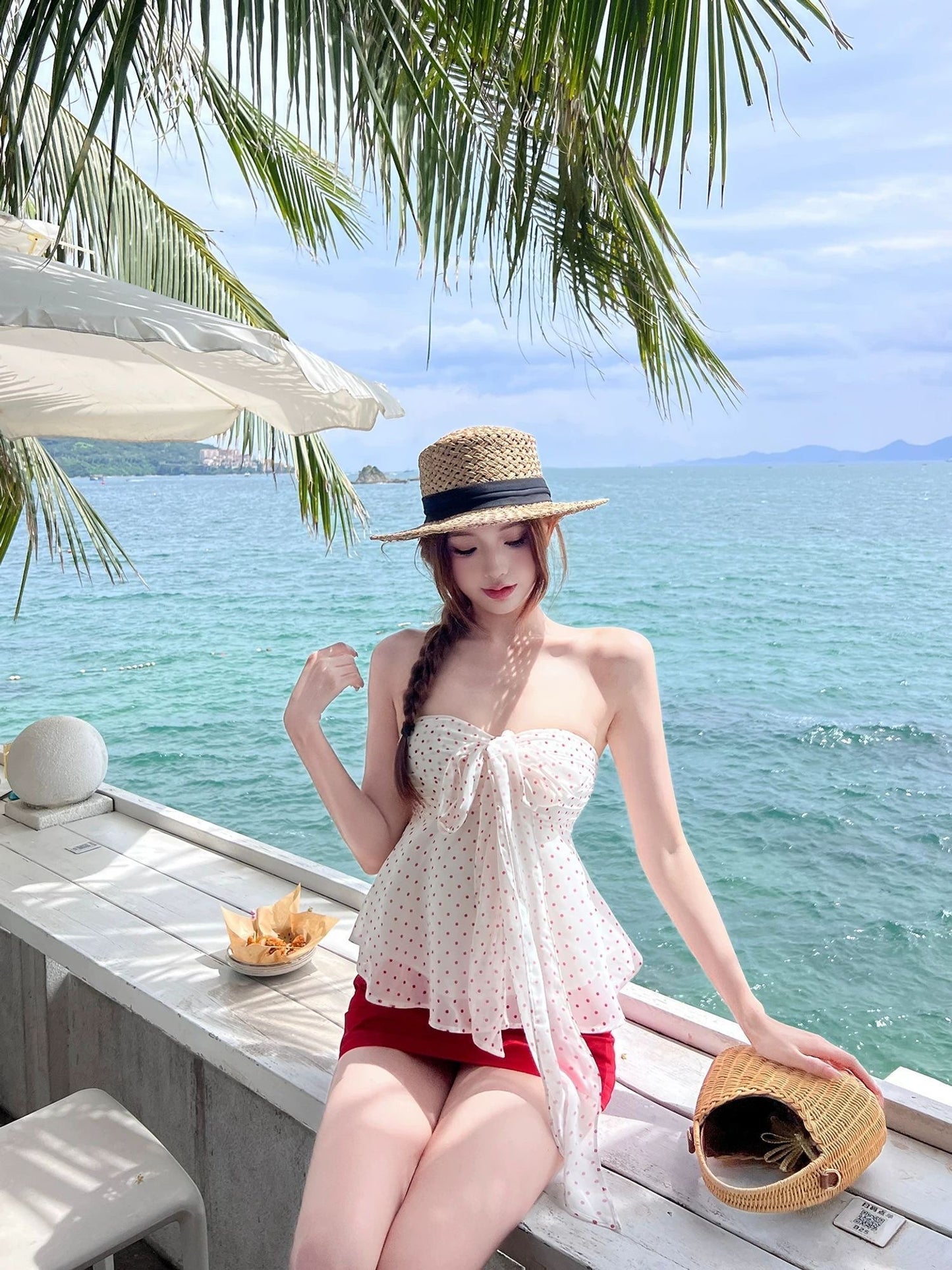 INNA Saint-Tropez Polka Dot Tankini Set