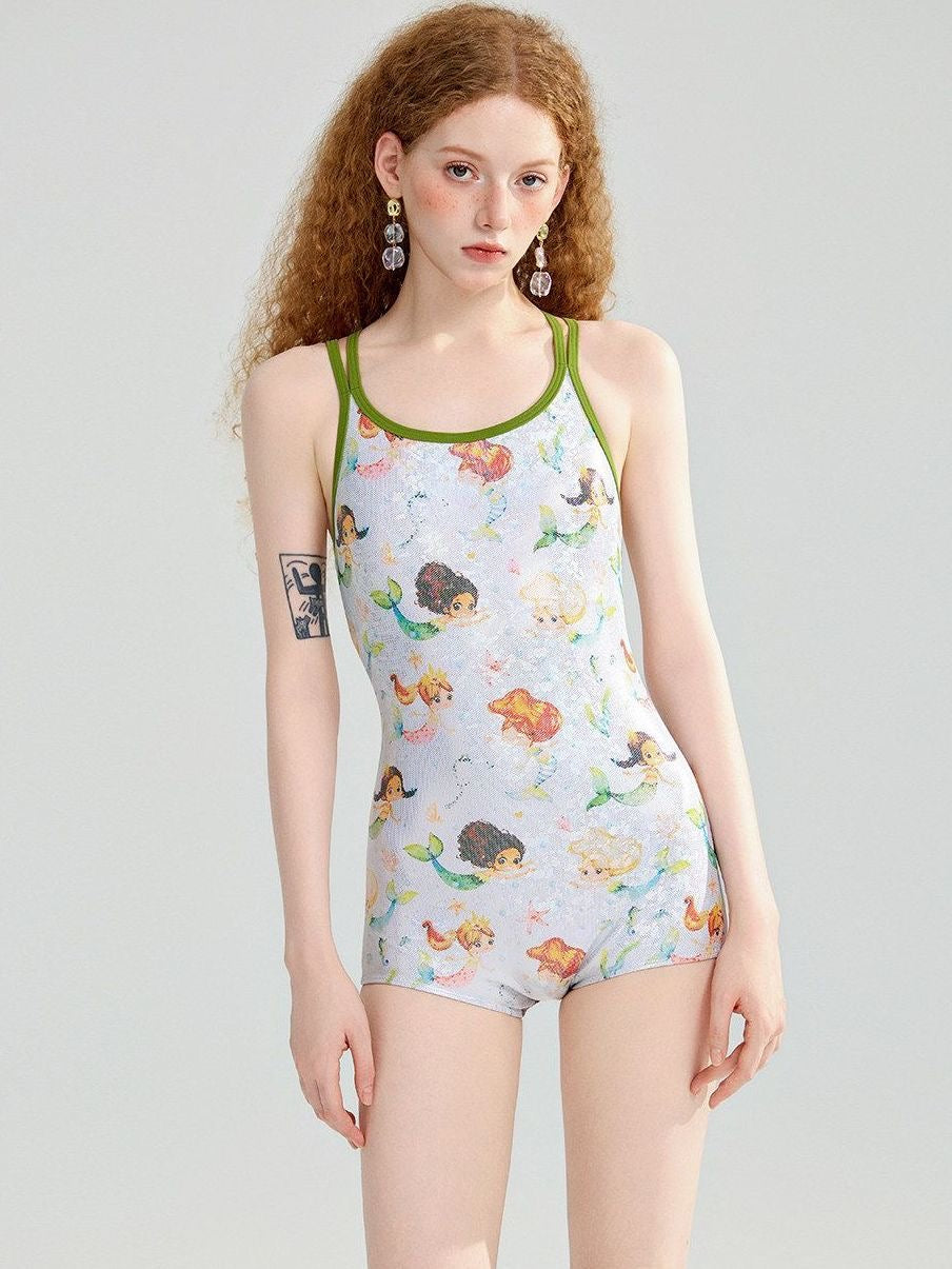 INNA Mermaid Garden One Piece Swimsuit