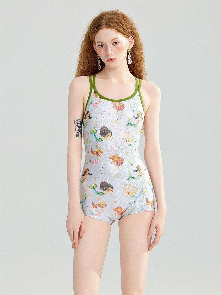 INNA Mermaid Garden One Piece Swimsuit
