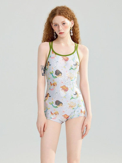 INNA Mermaid Garden One Piece Swimsuit