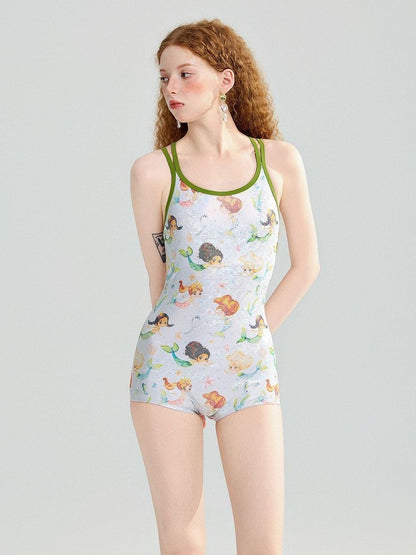 INNA Mermaid Garden One Piece Swimsuit