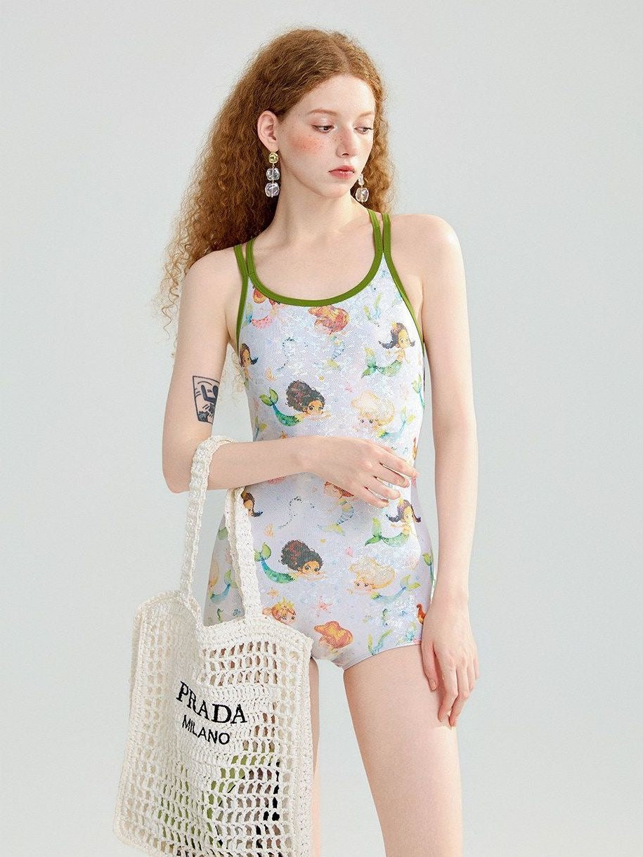INNA Mermaid Garden One Piece Swimsuit