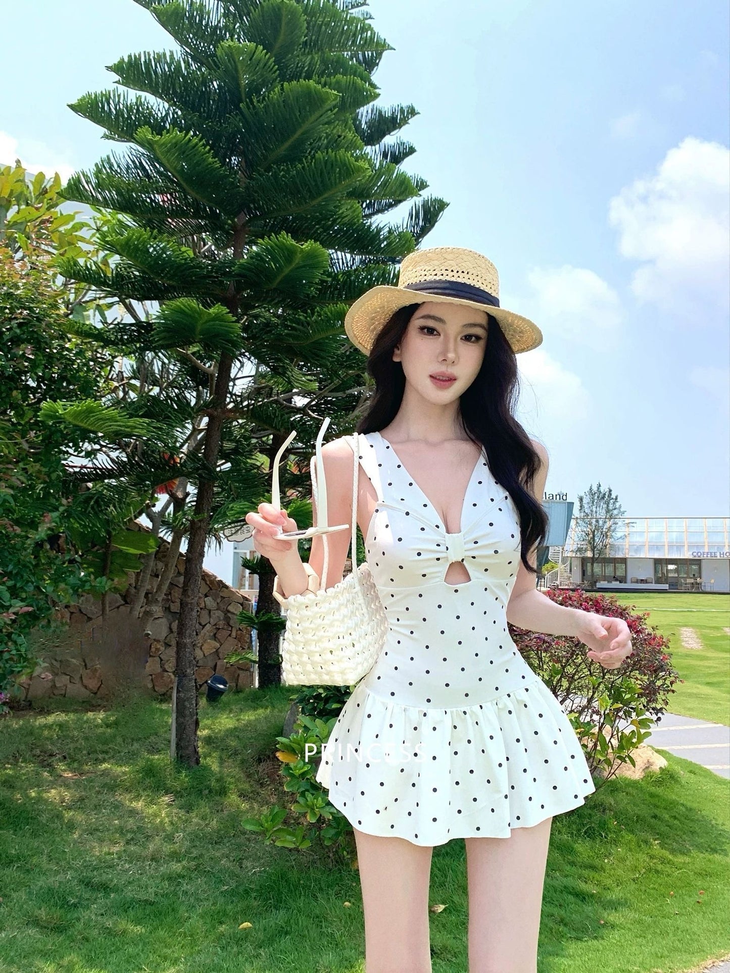 INNA Riviera Dot Swim Dress