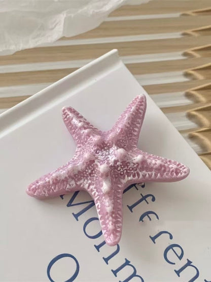 Ocean Starfish & Seashell Hair Clip – Coastal Style Hair Accessory