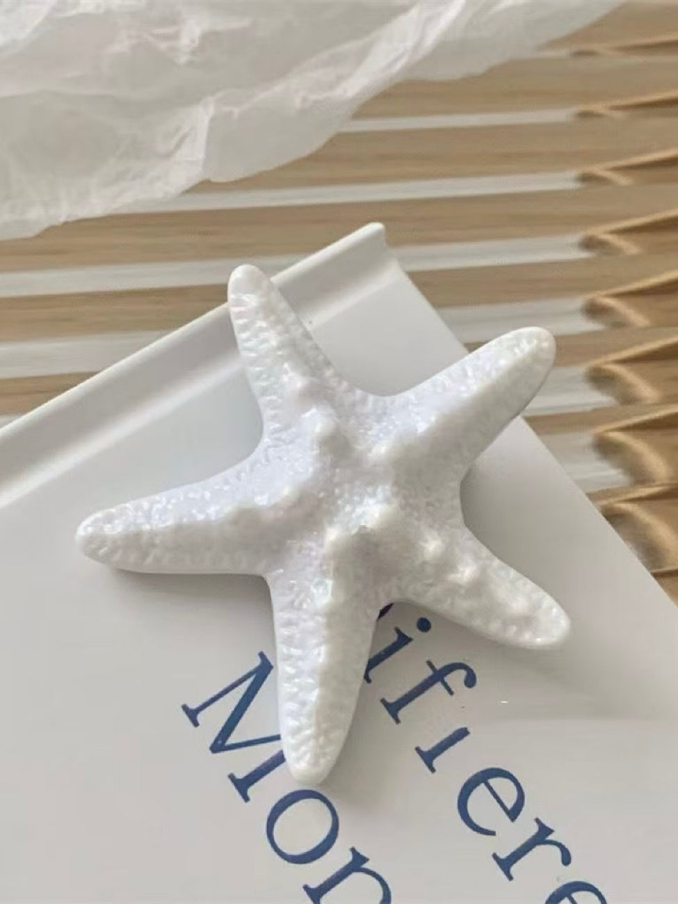 Ocean Starfish & Seashell Hair Clip – Coastal Style Hair Accessory