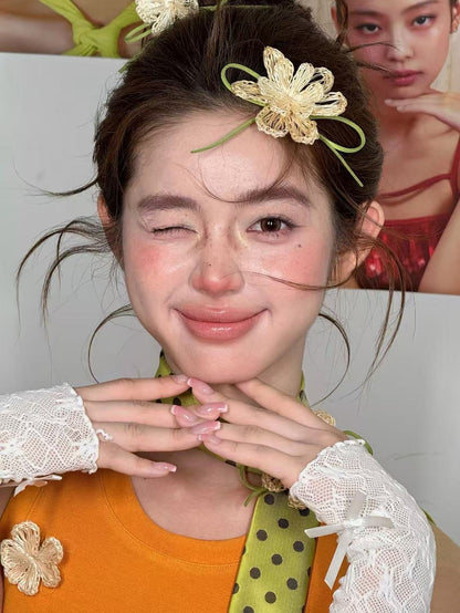 Handmade Floral Hair Clip – Vintage Inspired Flower Hair Accessory