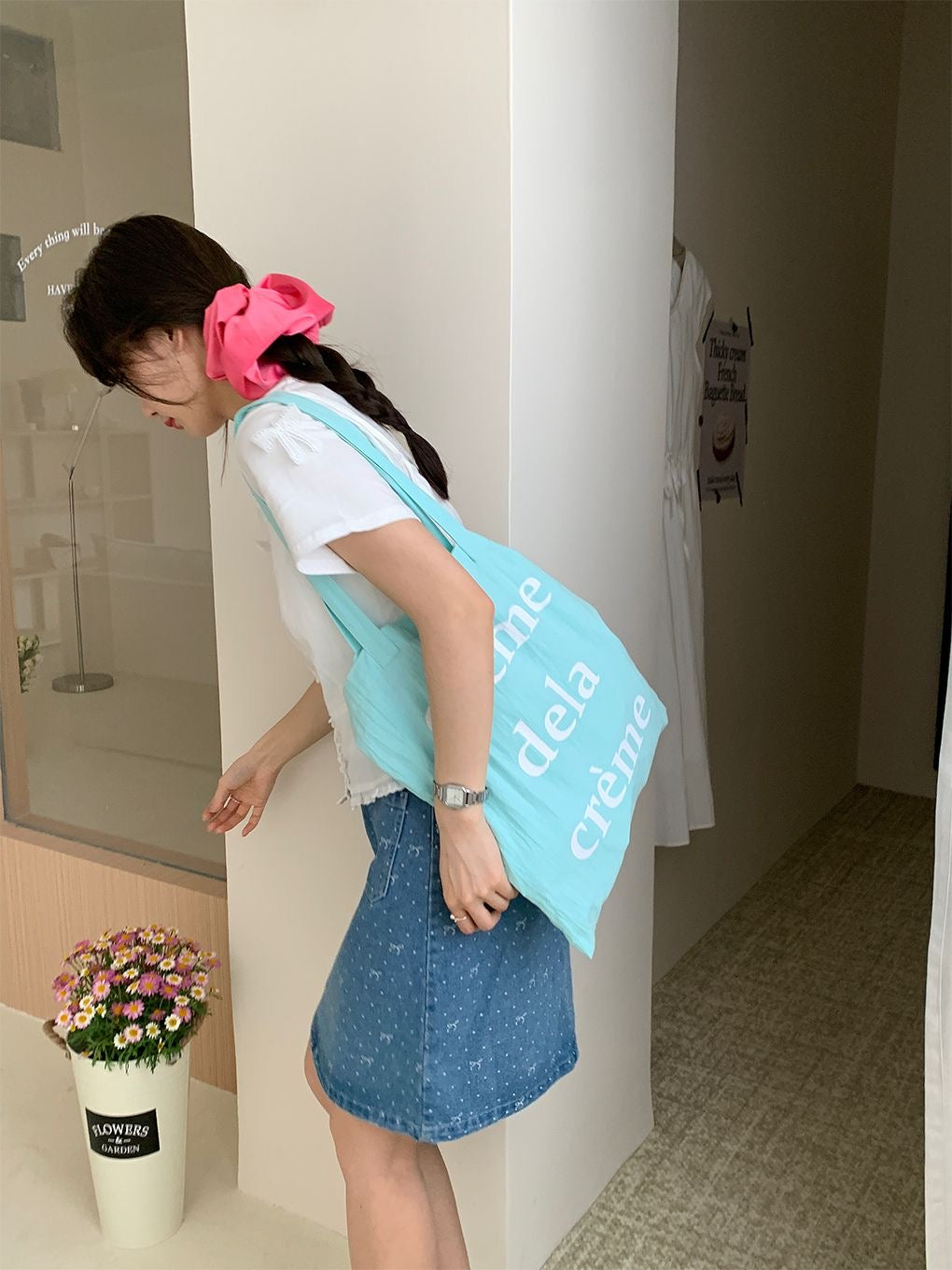 Minimalist Canvas Tote Bag – Large Capacity Everyday Shoulder Bag