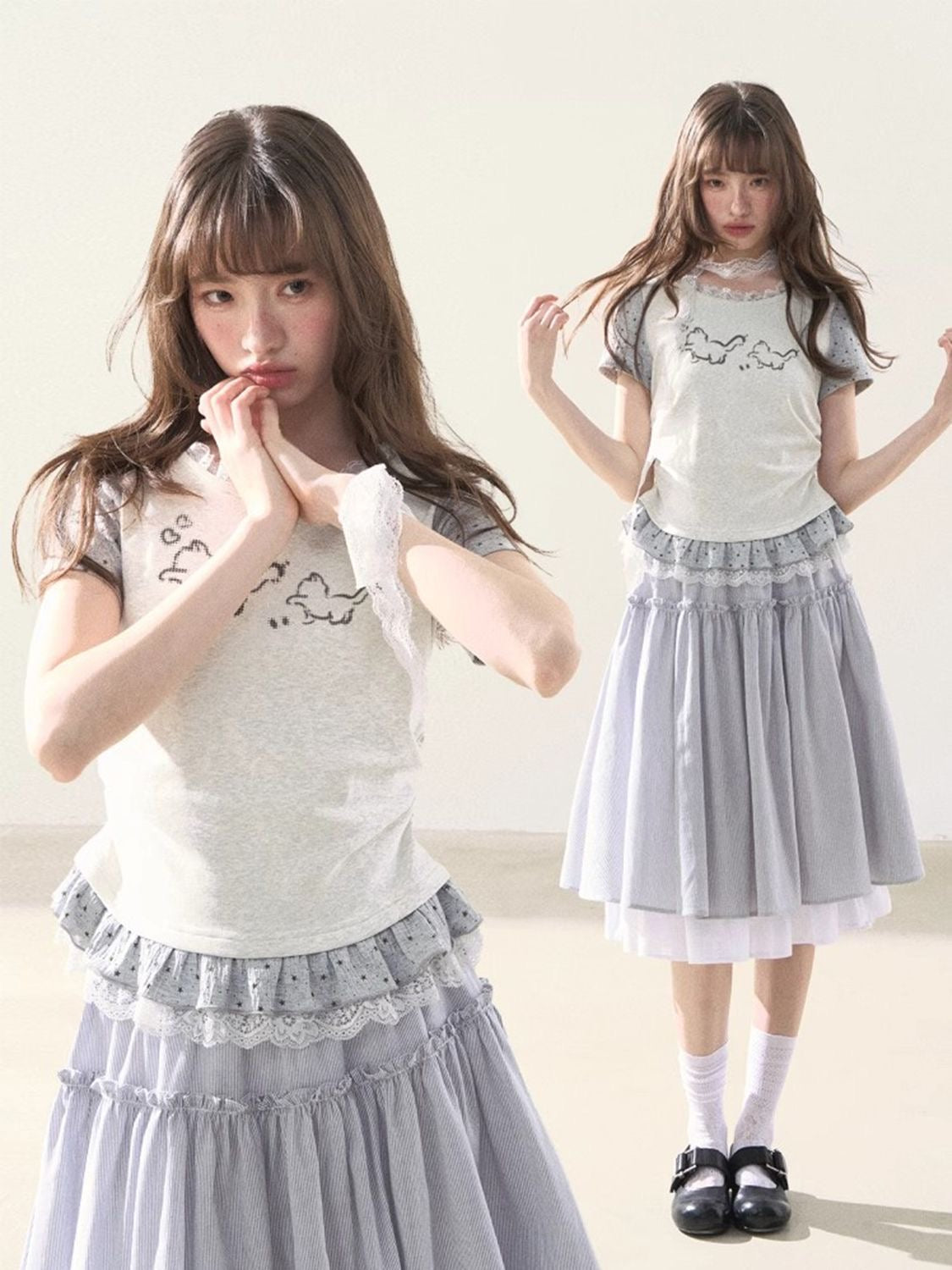 INNA Cloud Bunny Lace Set