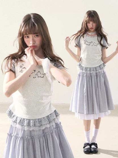 INNA Cloud Bunny Lace Set