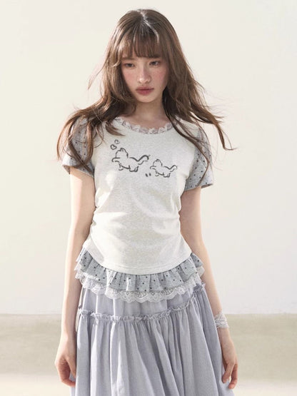 INNA Cloud Bunny Lace Set