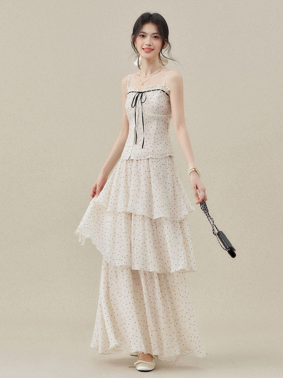 INNA Madeleine Polka Dot Maxi Set
