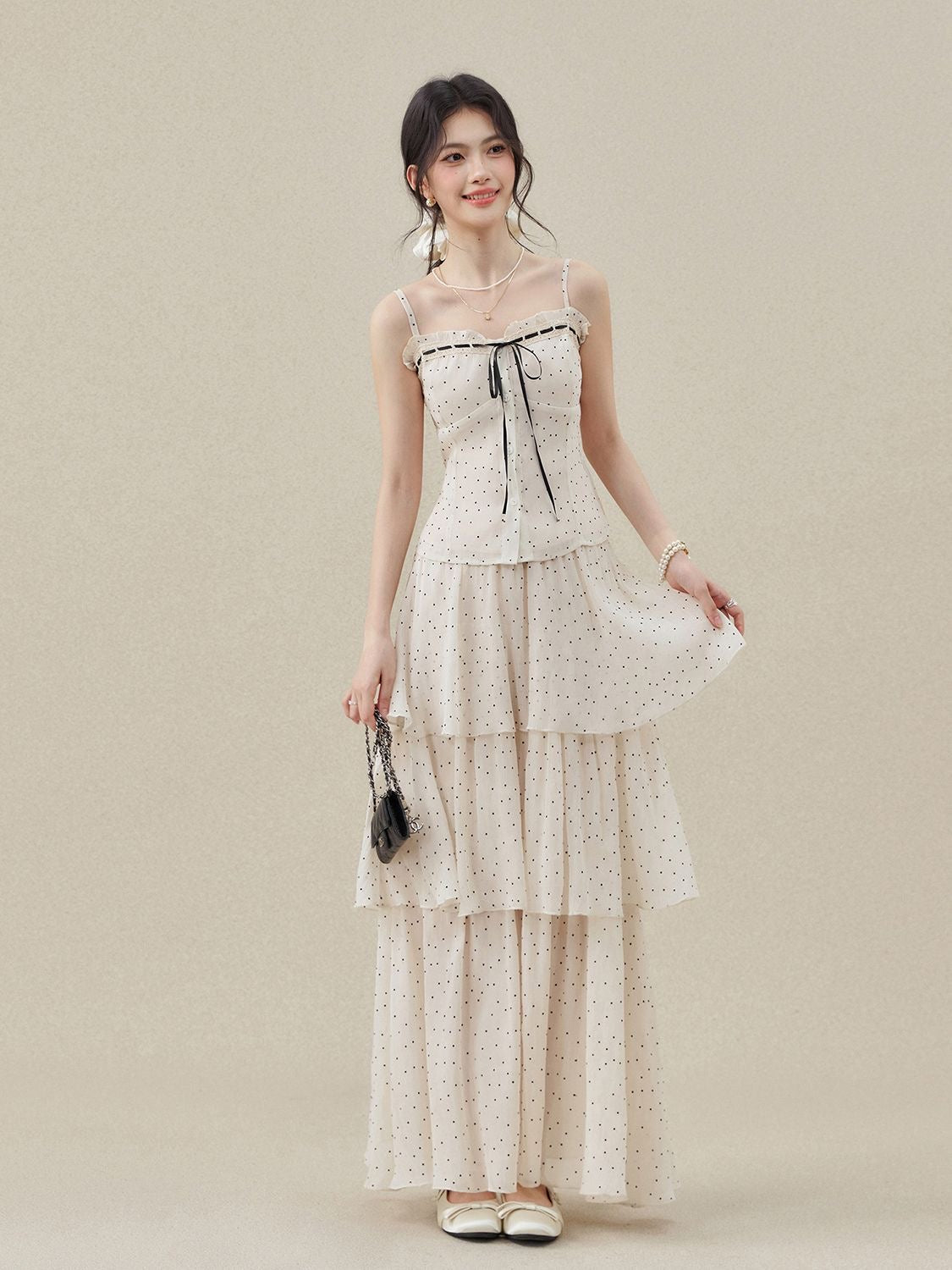 INNA Madeleine Polka Dot Maxi Set