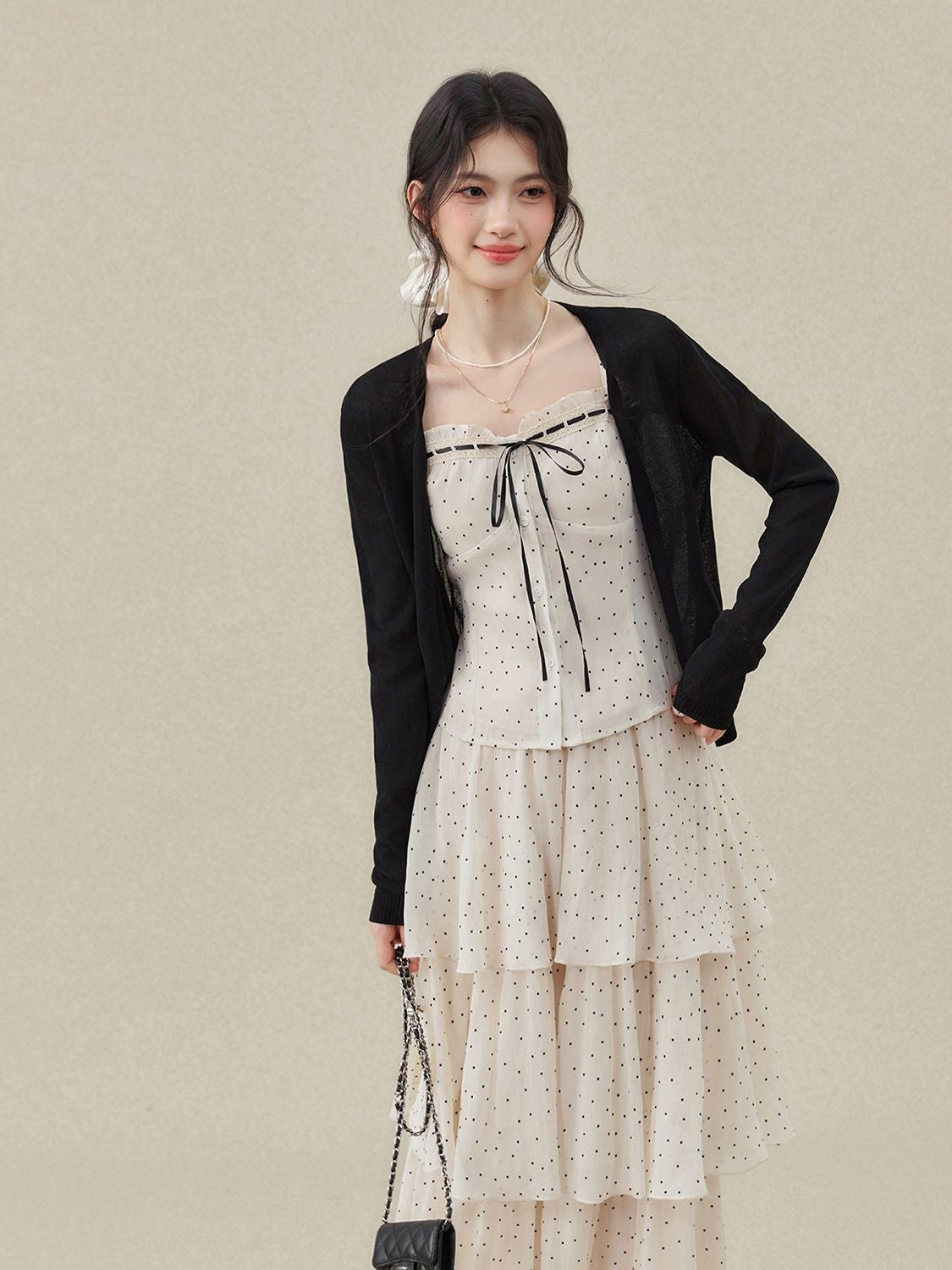 INNA Madeleine Polka Dot Maxi Set