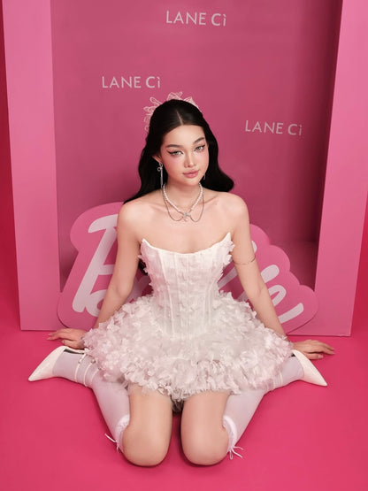 [品牌授权] LANE Cì Swan dress