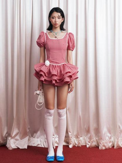 [品牌授权] Chanclub Polka Caro Dress