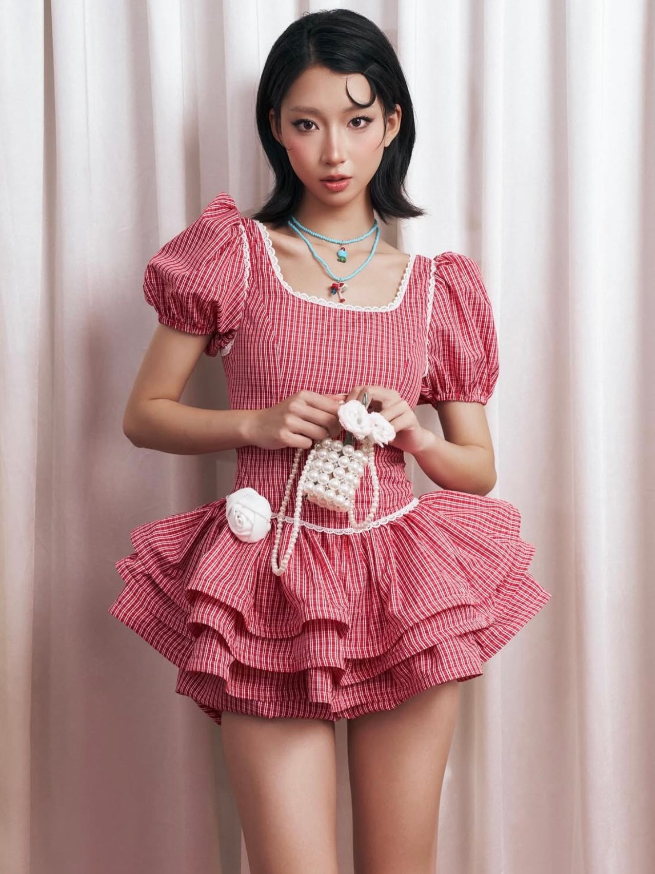 [品牌授权] Chanclub Polka Caro Dress