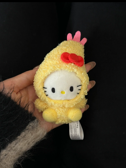 HELLO KITTY 天ぷら 🍤 Limited Edition HELLO KITTY Tempura Keychain | Cute Anime Merchandise | Japanese Tempura Shrimp Charm