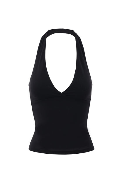 Stunning Deep V-Neck Layered Dress with Built-In Bra | Ultra-Flattering Silhouette