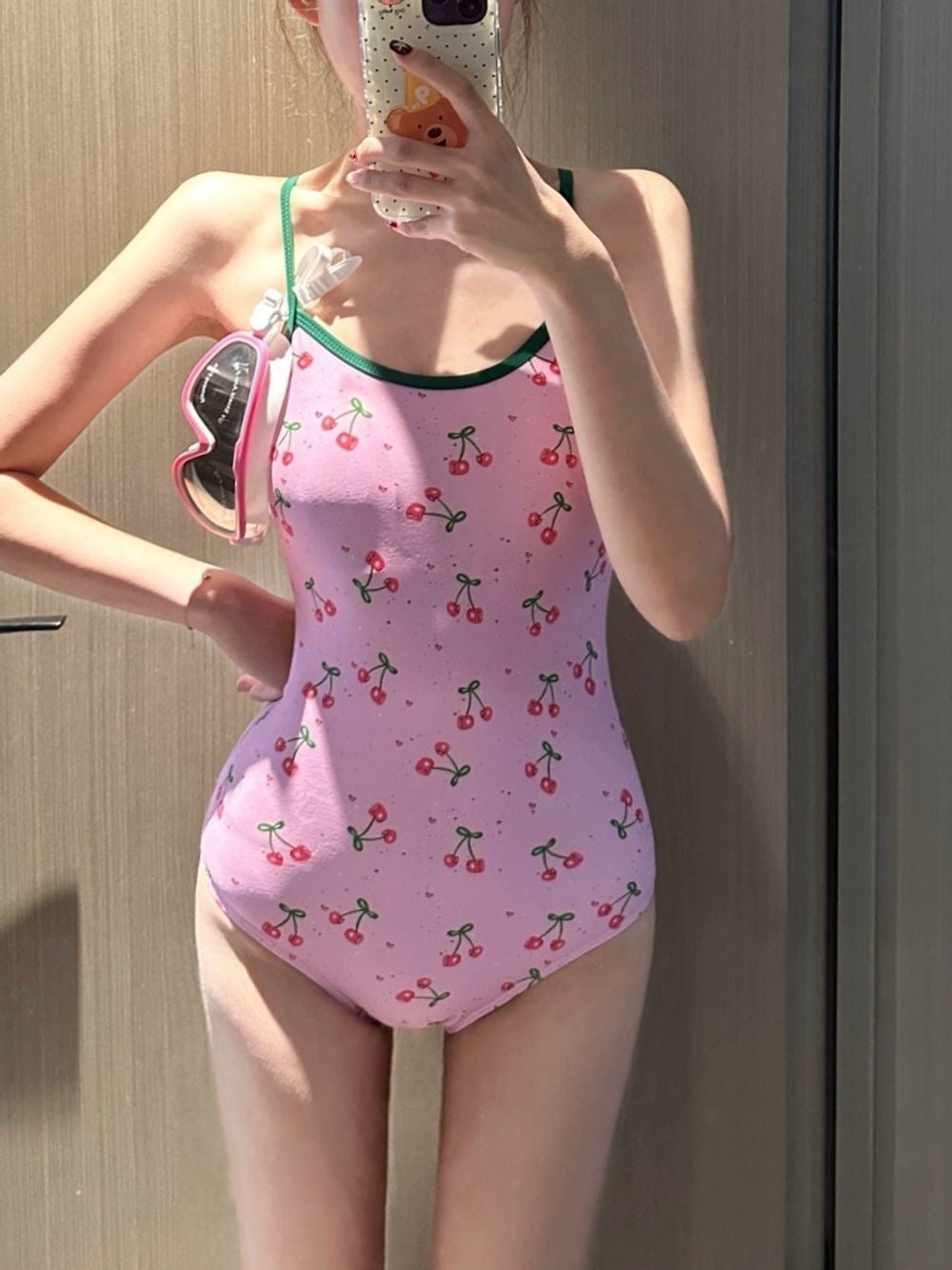 INNA Cerise Rose One-Piece Swimsuit