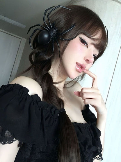 Giant Spider Halloween Hair Clip