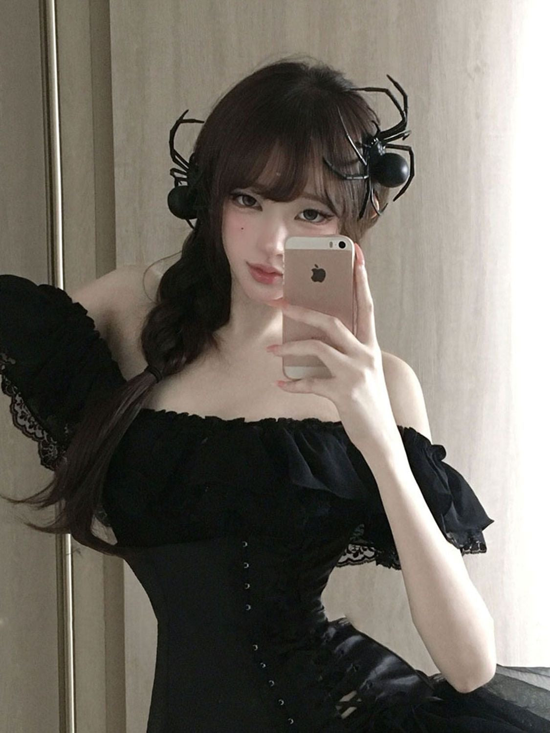 Giant Spider Halloween Hair Clip