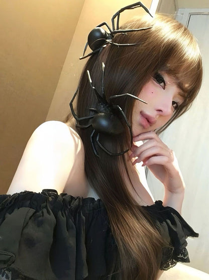 Giant Spider Halloween Hair Clip