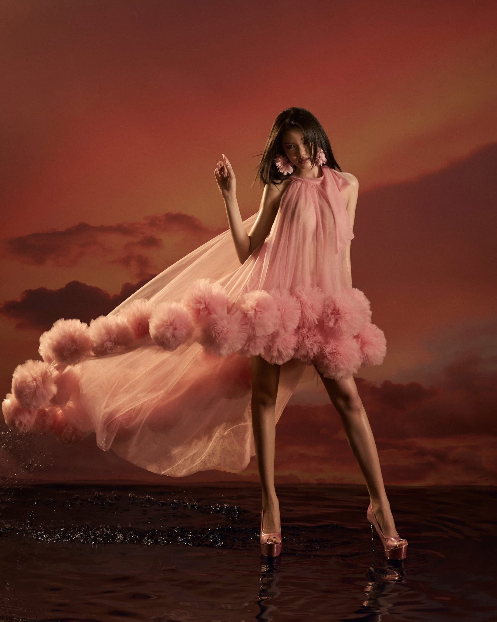 MAEL FEMME KYRIEL DRESS - PINK product detail 5