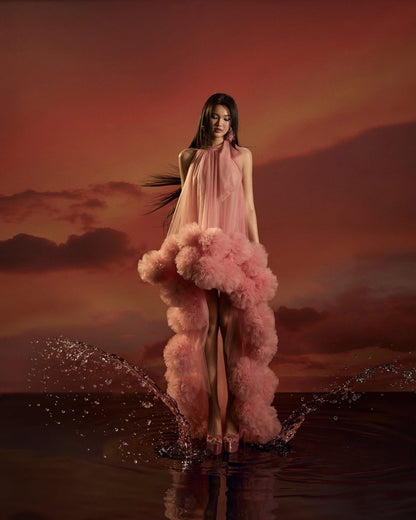 MAEL FEMME KYRIEL DRESS - PINK main product image