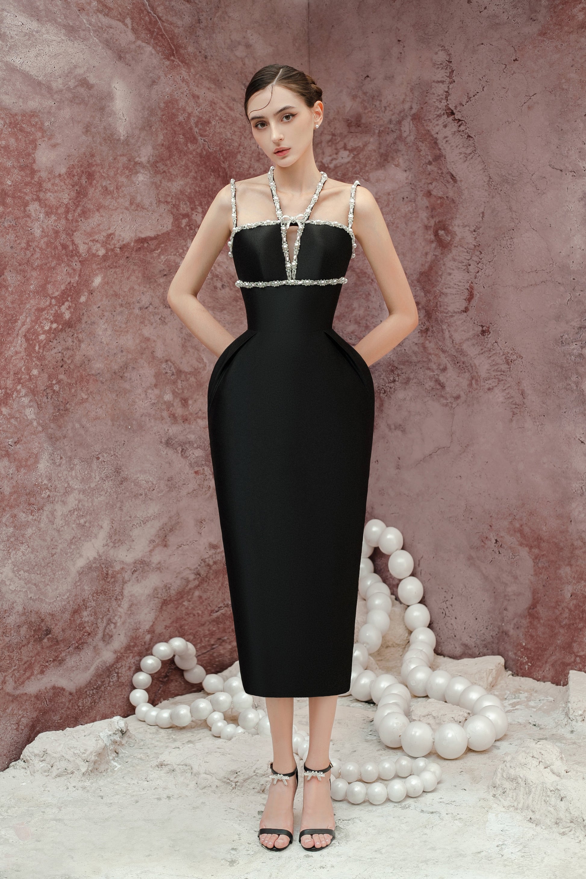 Beloved Daphne Dress Black