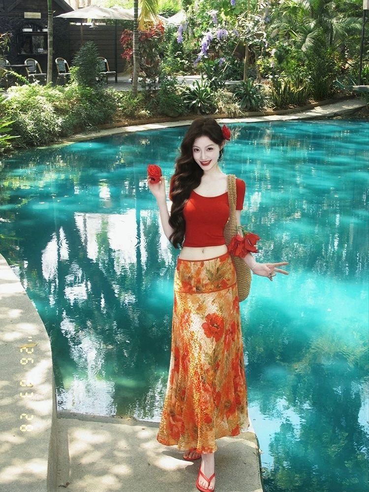 INNA Sunset in Provence Two-Piece Set