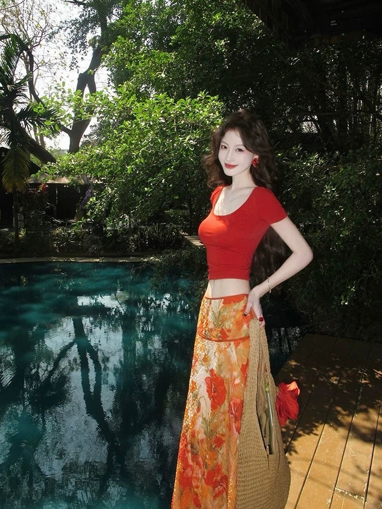INNA Sunset in Provence Two-Piece Set
