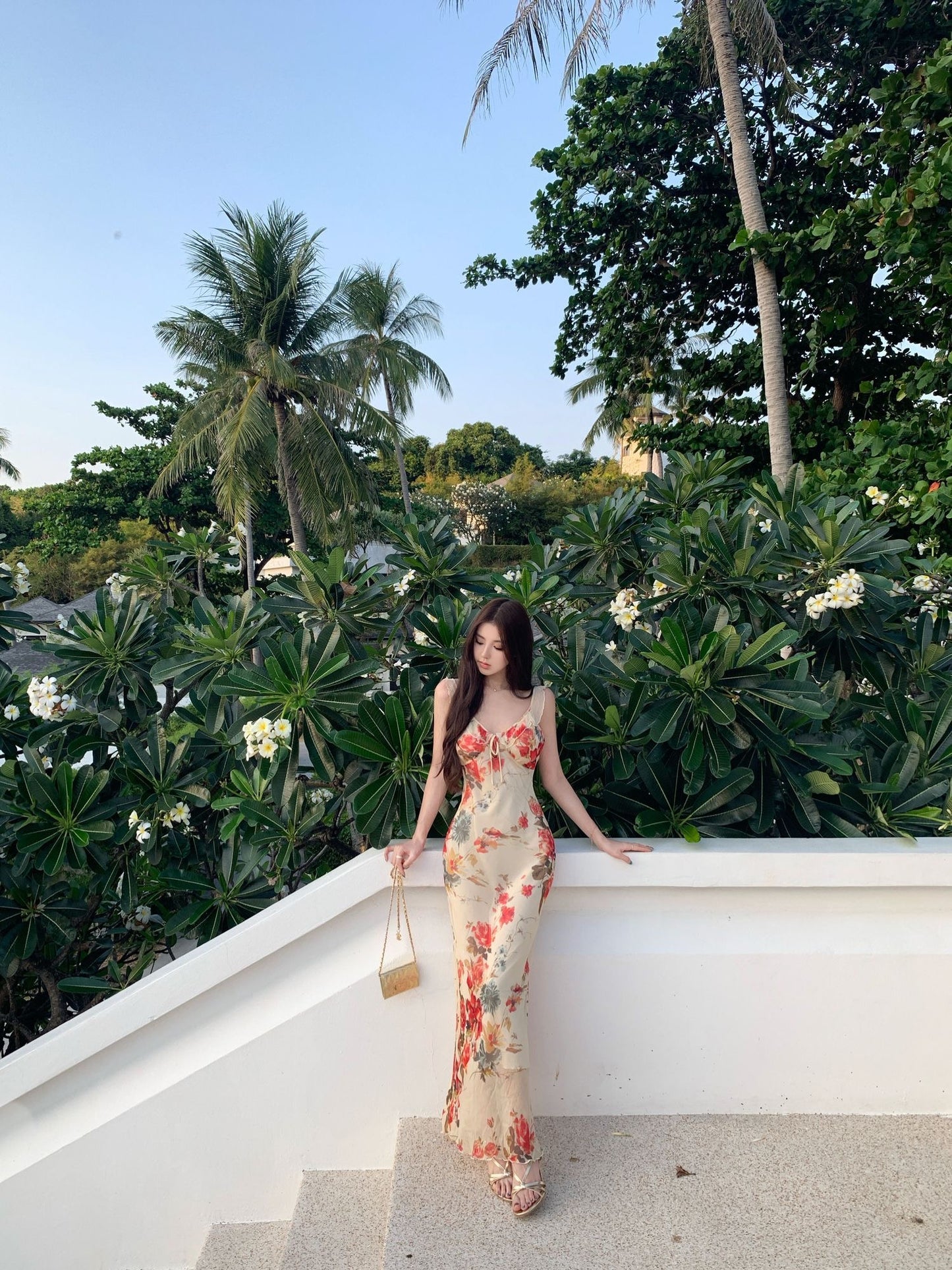INNA Sunset in Capri Floral Maxi Dress