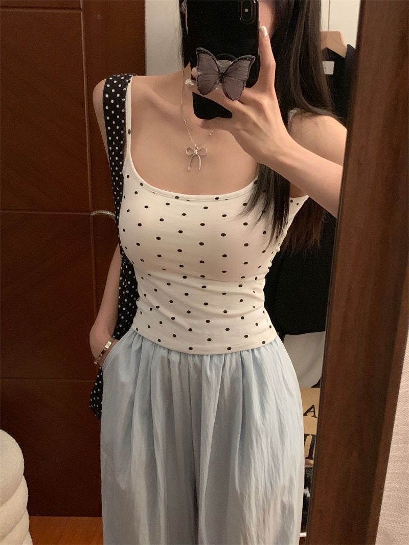 GreyTone Polka Padded Cami