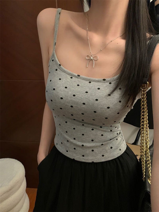 GreyTone Polka Padded Cami