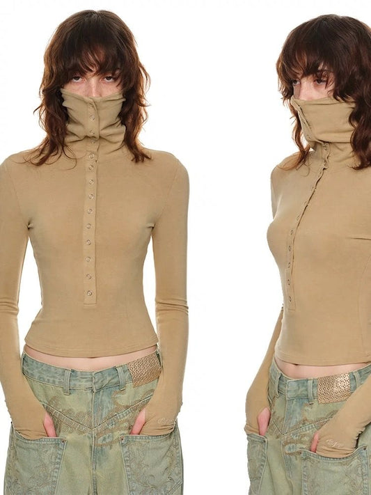 Shield Collar Top