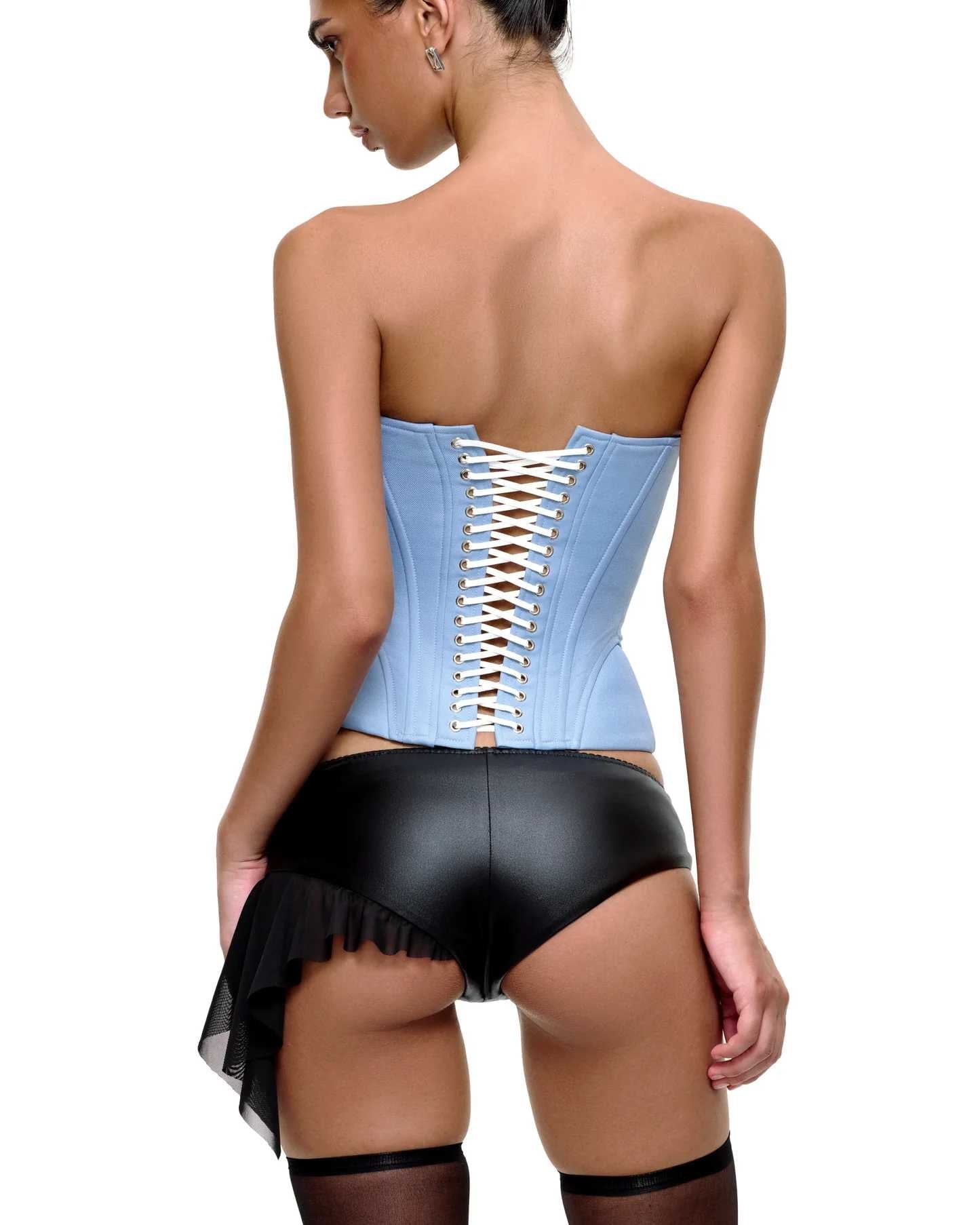 Bupbes Clarke Jacket & Cameron Corset & Pela Shorts