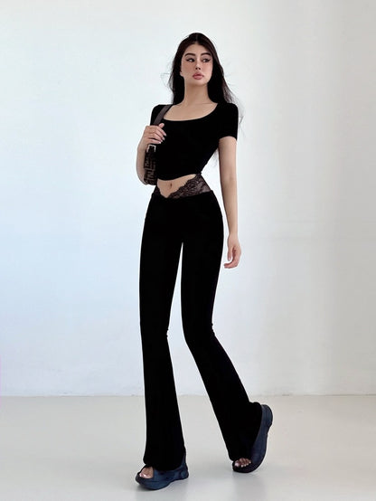 Nüde U-neck Fitted Tee